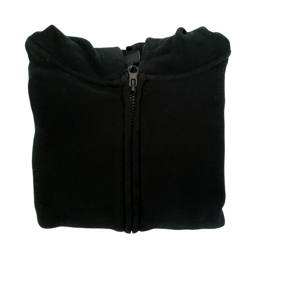 Art Class Black Front zipper closure Hooded Sweatshirt Medium By Art Class - Picture 7 of 7